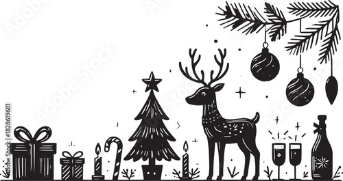 Abstract geometric composition with vibrant color palette