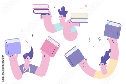 Knowledge, Education, learning alphabet concept