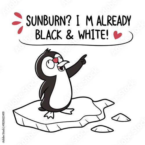 Sunburn? I’m Already Black & White