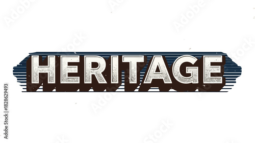 Heritage Logo Design - A Vintage Emblem Celebrating History and Tradition