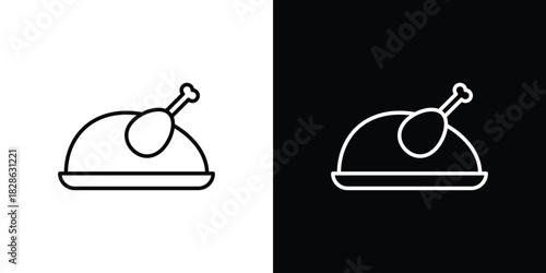 Turkey icons symbols. Collection of simple black icons