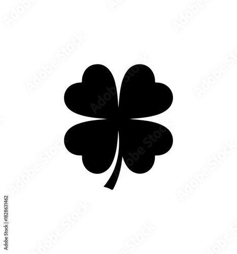 Lucky four leaf clover charm invites good fortune, hope and prosperity design luck