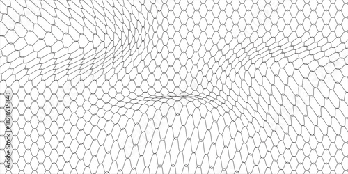 Curved net pattern. Seamless design for sportswear or equipment like soccer goals, volleyball nets, basketball hoops, hockey nets, and athletic gear. eps 10