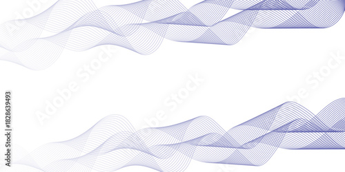 Bluish purple gradient wavy pattern tech lines like dynamic abstract vector illustrator design with modern minimalist background used as presentation, digital art, motion, graphics etc.