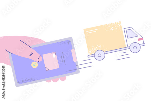 Modern technologies and transportation concept