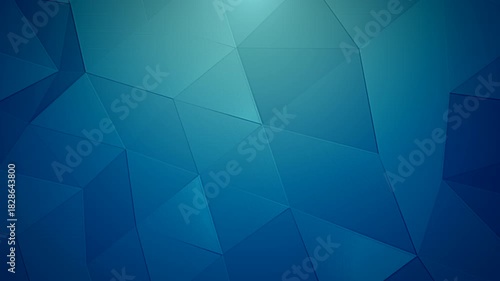 minimalist teal shaped low poly backgrounds suitable for professional slides and branding