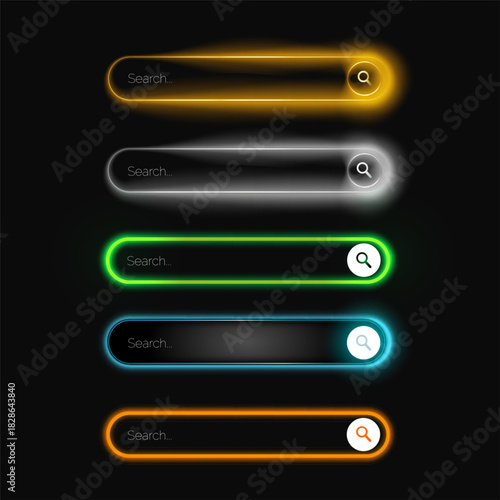 Modern search bar designs