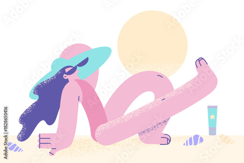 Having summer vacations leisure concept