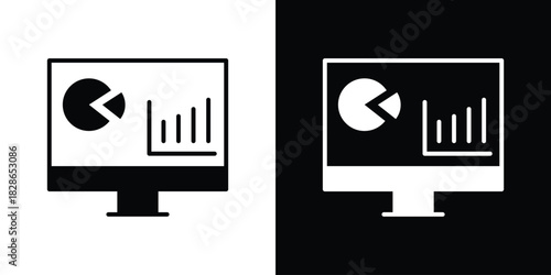Dashboard icons symbol for web and mobile filled vector isolated