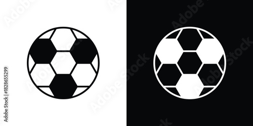 Football icons symbol for web and mobile filled vector isolated