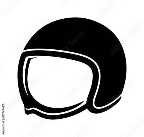Ride safe with a modern black motorcycle helmet for protection and style icon
