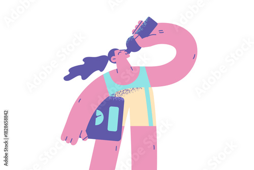 Living healthy lifestyle and diet concept