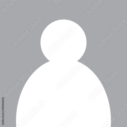 Blank avatar. Photo place holder.