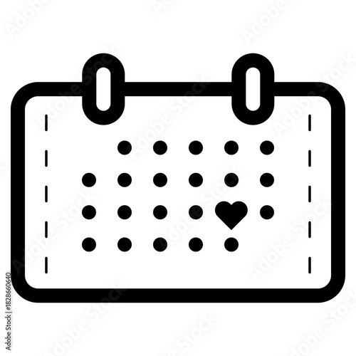 honeymoon calendar schedule icon