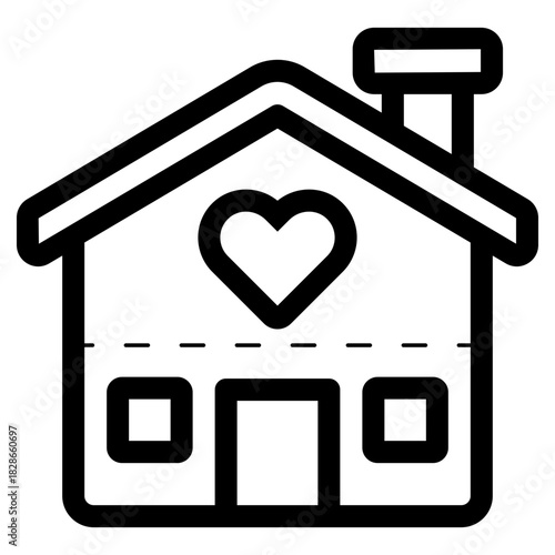 lovely house icon