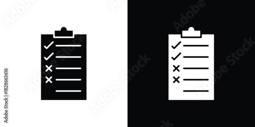Test icons symbol for web and mobile filled vector isolated