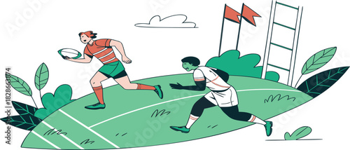 soccer players in action