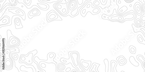 Topographic map background. Line topography map contour background, contour line abstract background art