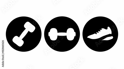 black and white buttons