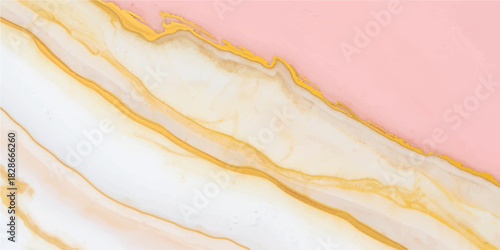 Abstract watercolor background with delicious yellow and pink cake dessert texture pattern design