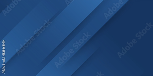 Banner background, dark blue diagonal stripes with layered gradient depth.