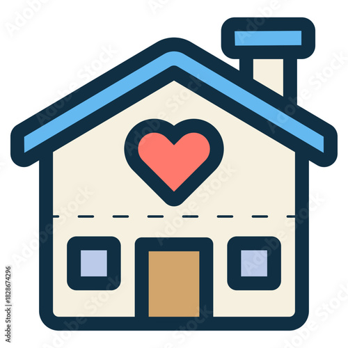 lovely house icon