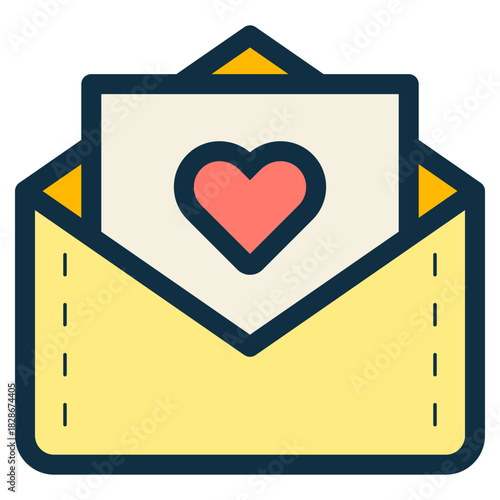 wedding invitation envelope icon