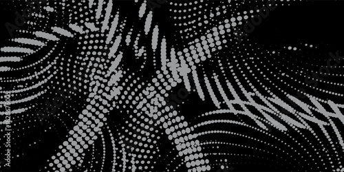 modern black grey brush wrap car sticker pattern abstract banner sporty lines black grey color combination grunge brush pattern design, Eps 10