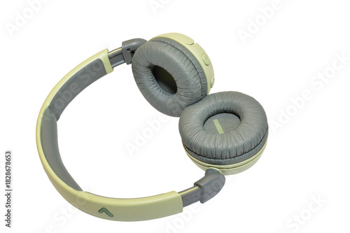 Children's wireless over-ear headphones JBL JR310BT lie on a white background.
