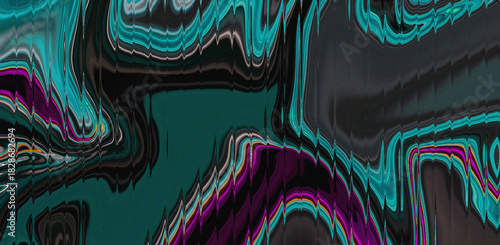 Stunning abstract background with dynamic teal, purple, and black fluid art patterns for modern designs, bringing vibrant energy to any project