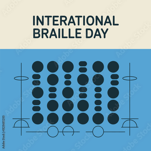Braille Day Awareness Poster Accessibility Inclusion Visual Design