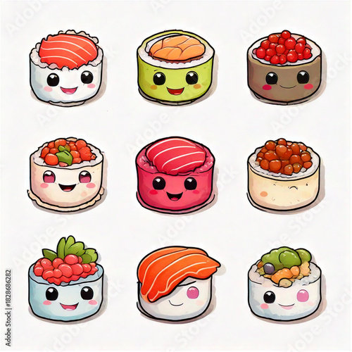 set of sushi
