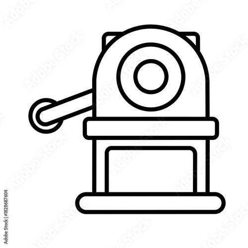 Sharpener icon illustration 