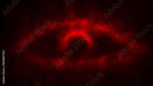 Dark horror 2D animation for Halloween. Scary night atmosphere. Vj loops. Black and red background.