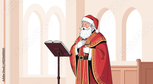 Santa Claus in Church: A Festive Sermon for the Holidays Celebrations and Traditions