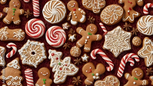 Cozy Gingerbread Wonderland,christmas gingerbread cookies