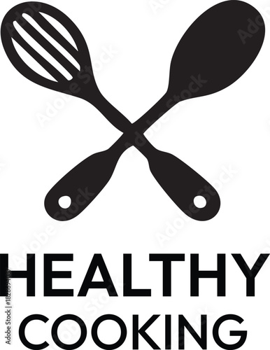 Vector Illustration Kitchen Quote and Chef Hat