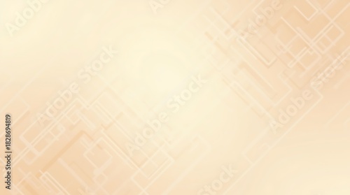 Wallpaper Mural Abstract Geometric Circuit Pattern in Warm Beige Tones Torontodigital.ca