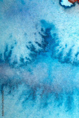 A Colourful Watercolour Paint Brush Stroke for Background