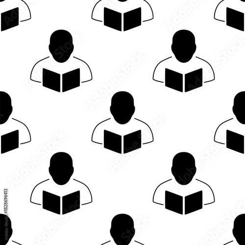 learn seamless pattern isolated on transparent background.