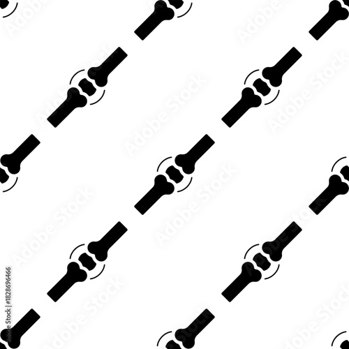 meniscal seamless pattern isolated on transparent background.