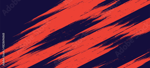 Halftone dots red and blue color pattern gradient grunge texture background. Pop art dot comic style vector illustration. Grunge vector dots, eps10.