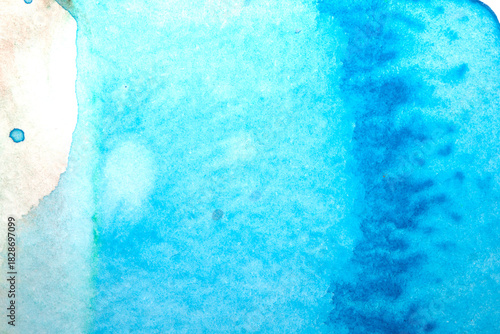 A Colourful Watercolour Paint Brush Stroke for Background