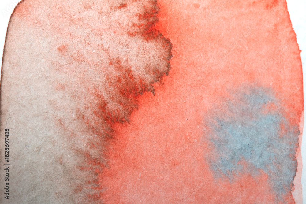 Fototapeta premium A Colourful Watercolour Paint Brush Stroke for Background