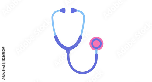 Modern medical stethoscope with vibrant colors for healthcare professionals