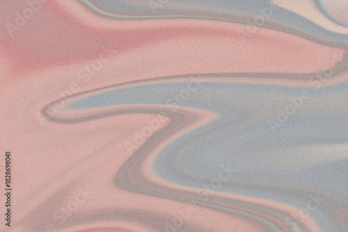 Dreamy Pastel Abstract Background with Organic Blended Waves and Grainy Texture Overlay