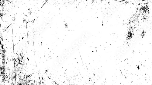 White background grunge texture with scratches, dust, and distressed overlay Vector, illustration