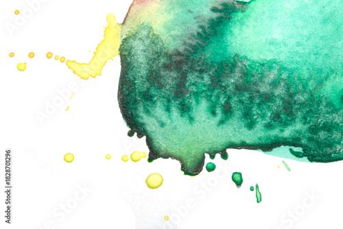 A Colourful Watercolour Paint Brush Stroke for Background