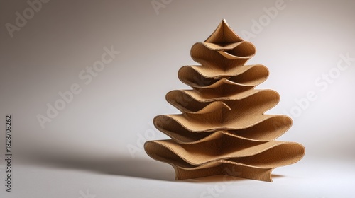 Unique cardboard tree art