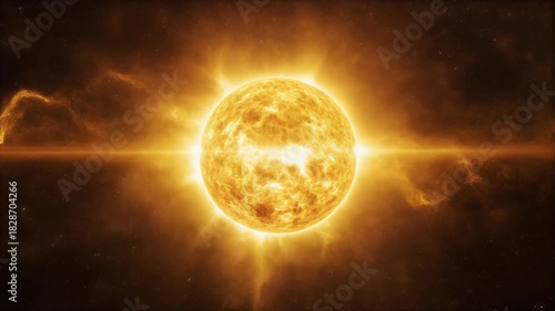 sun and planet
